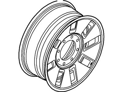 Ford 7C3Z-1007-B Wheel Assembly