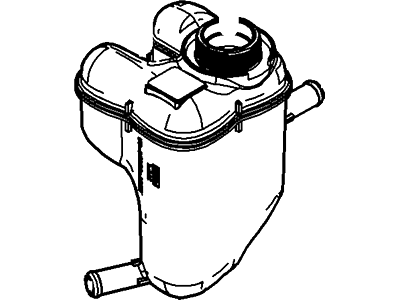 Ford BR3Z-8A080-C Tank Assembly - Radiator Overflow