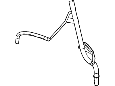 2007 Mercury Milan Dipstick Tube - 6E5Z-7A228-A