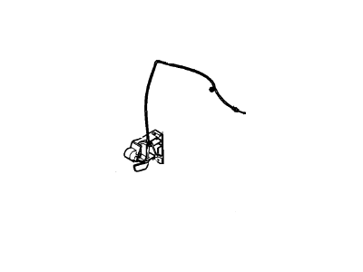 Ford Hood Cable - 7C3Z-16916-A