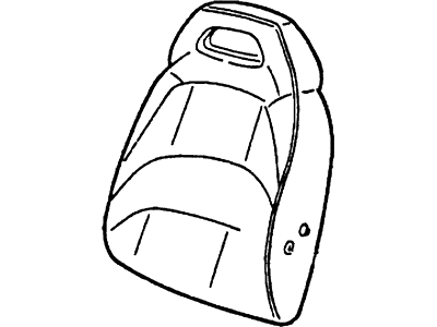 Ford YC2Z-1564416-CAB Seat Back Cover Assembly