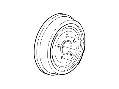 Ford Thunderbird Brake Drum - E9ZZ-1126-A