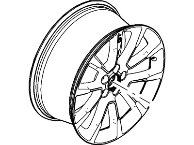 Ford BR3Z-1007-H Wheel Assembly