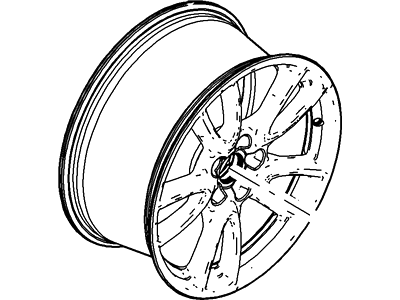 Ford BR3Z-1007-E Wheel Assembly