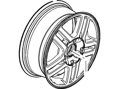 Ford YS4Z-1007-CA Wheel Assembly