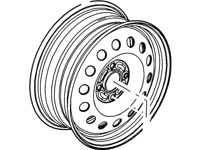 Ford 4S4Z-1007-AA Wheel Assembly