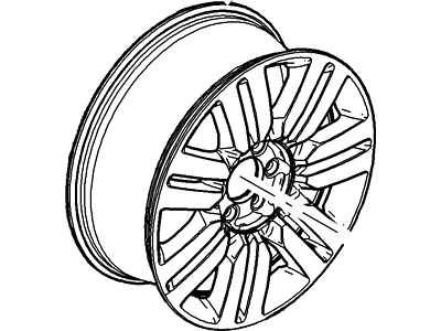 Ford 6L3Z-1007-L Wheel Assembly