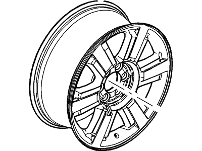 Ford 6L3Z-1007-MCP Wheel Assembly