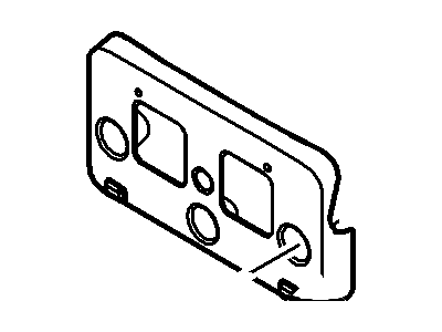 Ford AE8Z-17A385-AA Bracket - License Plate