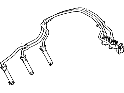 Ford Spark Plug Wire - 5U7Z-12286-BA
