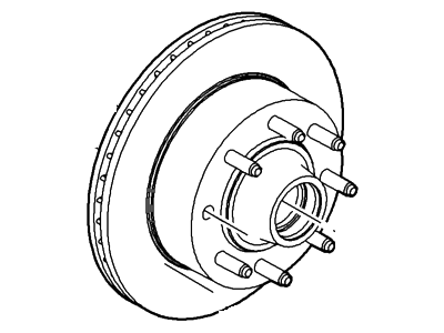 Ford BC2Z-1102-A Hub Assembly - Wheel