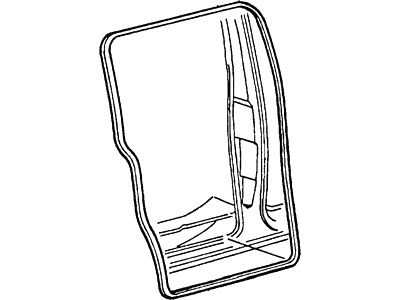 Mercury Monterey Door Seal - XF2Z-16253A10-AA