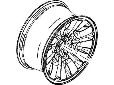 Lincoln Spare Wheel - BL3Z-1007-F