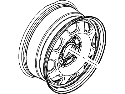 Ford AL3Z-1015-C Wheel Assembly