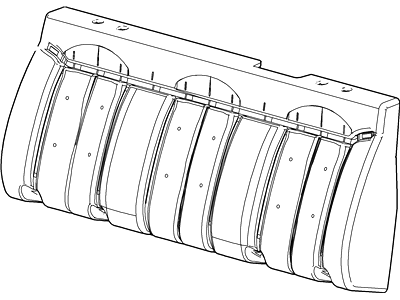 Ford 9L3Z-1866800-A Pad - Rear Seat Back