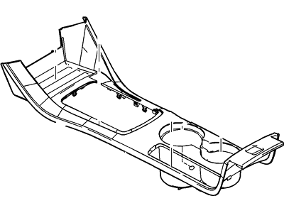 2010 Ford Focus Center Console Base - 8S4Z-5404567-CA