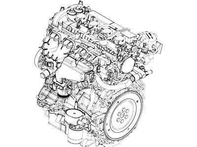 Ford DE9Z-6007-AA Engine Assembly
