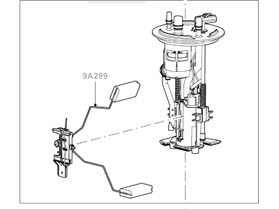 Ford 8L1Z-9H307-A Sender And Pump Assembly