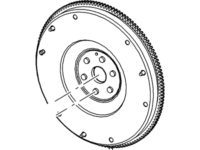 2001 Ford Focus Flywheel - YS4Z-6375-AA