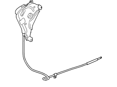 Lincoln Navigator Parking Brake Cable - 2L1Z-2853-BA