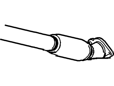 Ford Fusion Exhaust Pipe - AE5Z-5G203-A