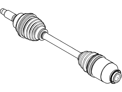 Lincoln Zephyr Axle Shaft - 6E5Z-3A428-GA