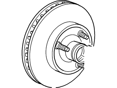 2004 Ford Explorer Sport Trac Wheel Hub - 1L5Z-1102-CA