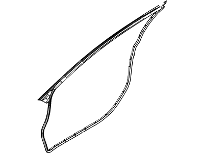 Ford 6E5Z-5420531-AA Weatherstrip Assembly - Door Window