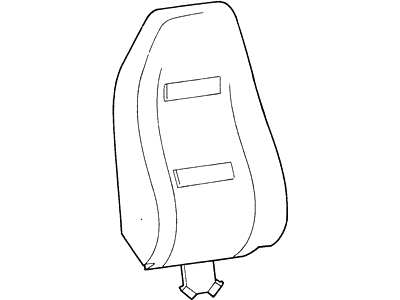 Ford 1C2Z-1564810-EA Seat Back Pad