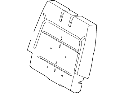 Ford CA8Z-7466800-E Pad - Rear Seat Back