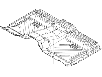 2012 Ford Expedition Floor Pan - BL1Z-7811135-A