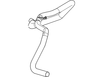 Ford 7W7Z-19D888-A Hose