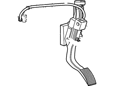 Ford 2L1Z-2C430-BA Cable - Brake Pedal & Accel. Adjust