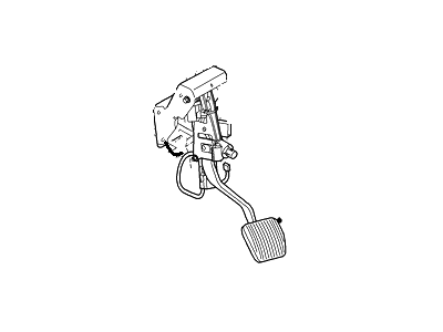 Ford 4L1Z-2455-BA Pedal Assembly - Brake