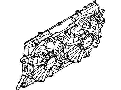 Ford AL3Z-8C607-A Motor And Fan Assy - Engine Cooling