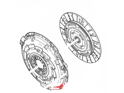 Ford 8C3Z-7B546-A Clutch Assembly