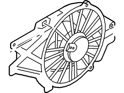 Ford 3R3Z-8C607-AA Fan And Motor Assembly