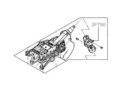 2013 Ford Mustang Steering Column - 6R3Z-3C529-AA