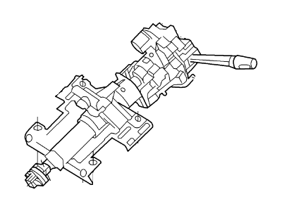 Mercury Steering Column - 7W1Z-3C529-A