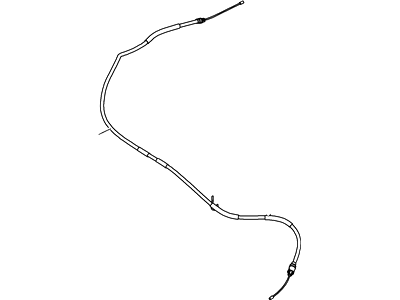 Ford Ranger Parking Brake Cable - AL5Z-2A635-B