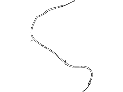 Ford Ranger Parking Brake Cable - AL5Z-2A635-A