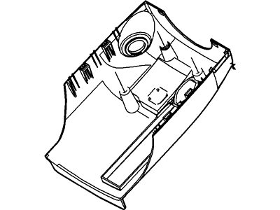 Mercury Steering Column Cover - 7E5Z-3530-AF