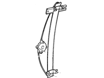 Lincoln Town Car Window Regulator - F2VY-5423209-A