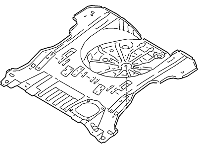 Ford YL8Z-7811215-AA Pan Assy - Floor - Rear