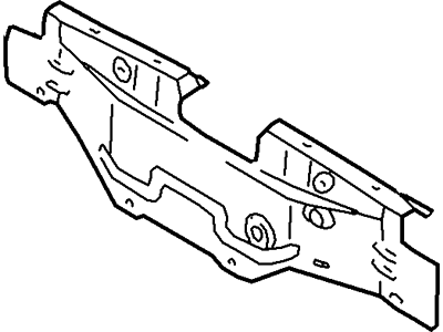 Ford YL8Z-7810786-AA Member Assembly - Floor Cross - Rear