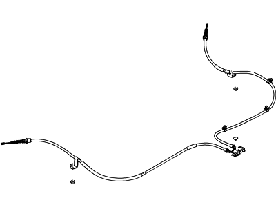 Ford Fiesta Parking Brake Cable - AE8Z-2A603-B