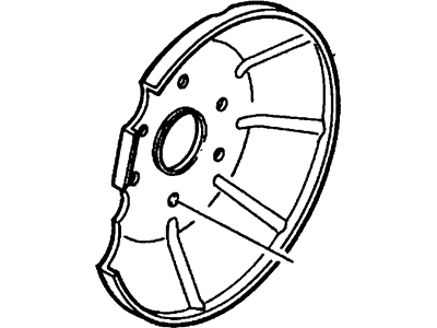 Mercury Tracer Brake Backing Plate - F7CZ-2C028-AA