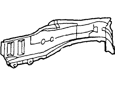 Ford F8RZ-6310525-A Member And Apron - Floor Side - Front