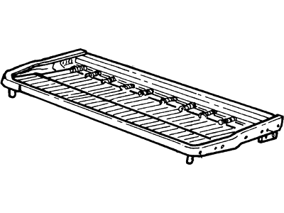 XF2Z1663840AA Ford Rear Seat Cushion Pad Illustration 1 of 1