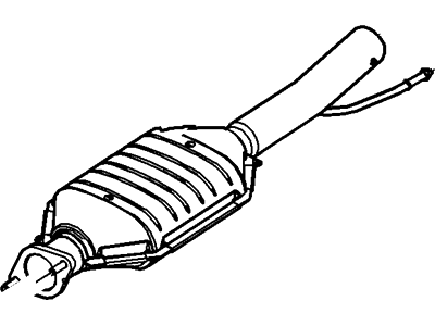 2008 Ford Escape Catalytic Converter - 7L8Z-5E212-DA